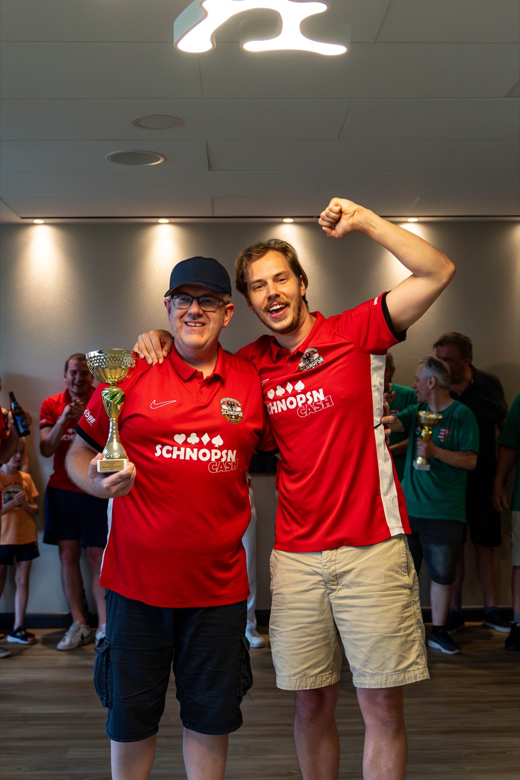 Peter Bertich & Teamkapitän Manuel Lang